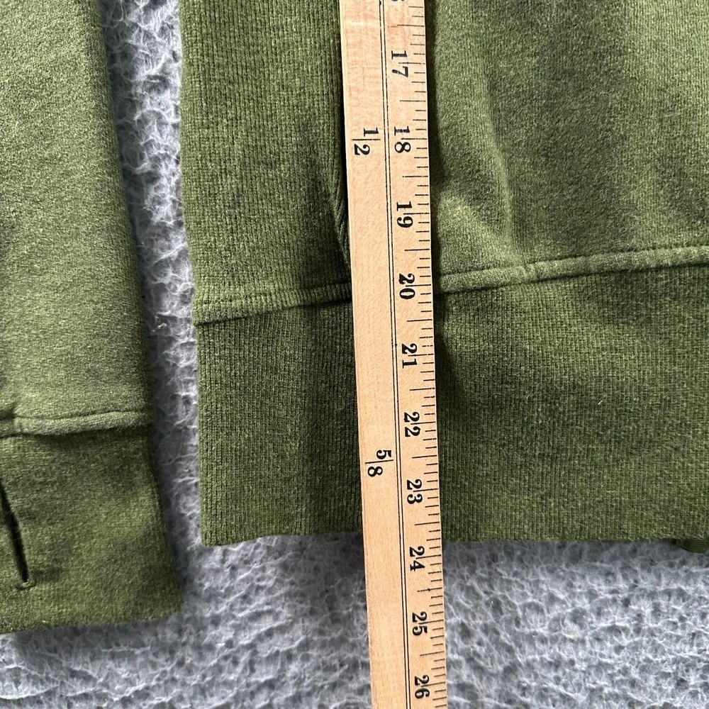 Lululemon Scuba Hoodie Womens 6 Olive Green Full Zip Jacket Thumbhole Athletic‎